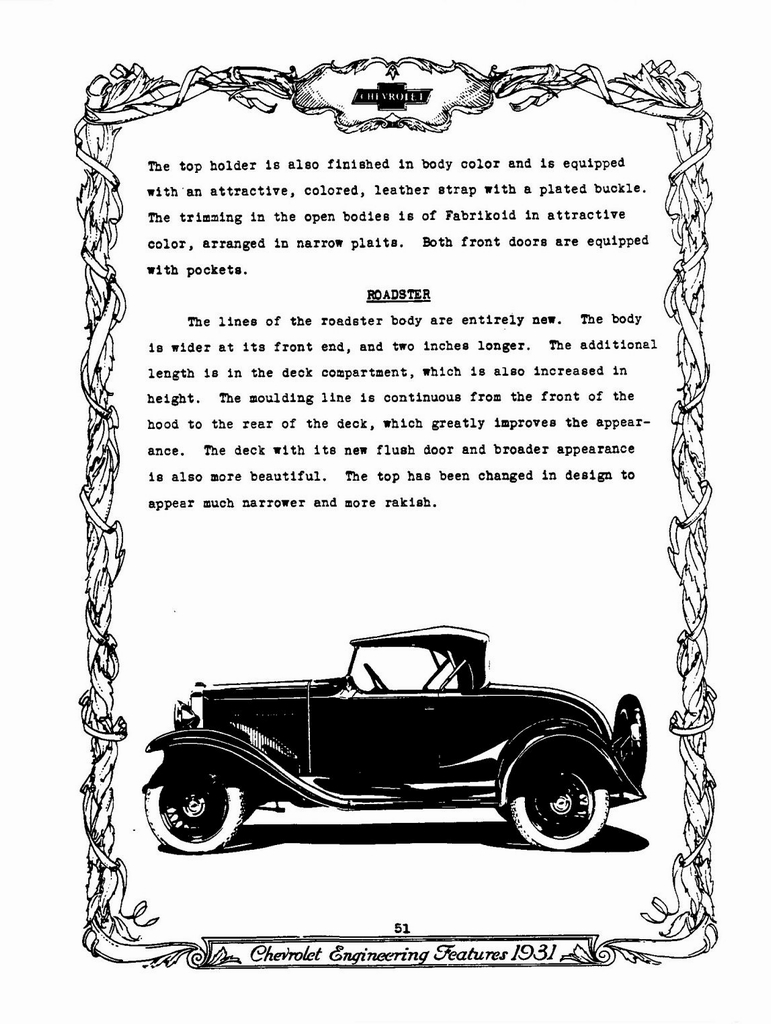 1931 Chevrolet Engineering Features Page 20